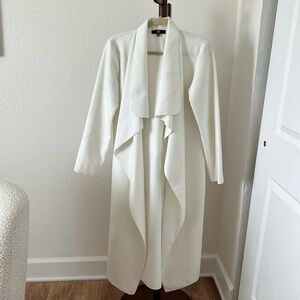 Missguided Italian Waterfall Trench Duster Coat